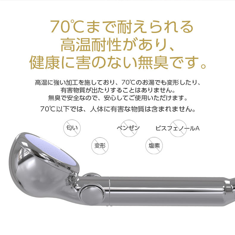 【予約販売】 シャワーヘッド VCカートリッジ 1個付 ヒアルロン酸 フレーバーあり 美容 高圧力